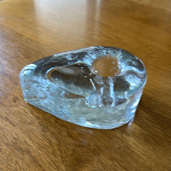 Blenko teardrop candle holder - Picture 2 of 3